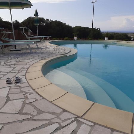 Agriturismo Gli Olivastri Appartamento Corbezzolo Con Piscina E Vista Mare,Climatizzatore,Wifi Алиенту Екстериор снимка
